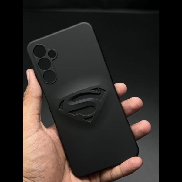 Superhero-S Engraved silicon Case for Samsung M34 5g - The Hatke