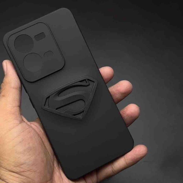 Superhero-S Engraved silicon Case for Vivo V25 5g - The Hatke