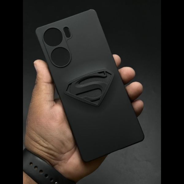 Superhero-S Engraved silicon Case for Vivo V29e 5G - The Hatke