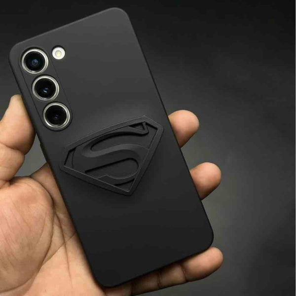 Superhero-S Engraved Silicone Case for Samsung S23 5G - The Hatke