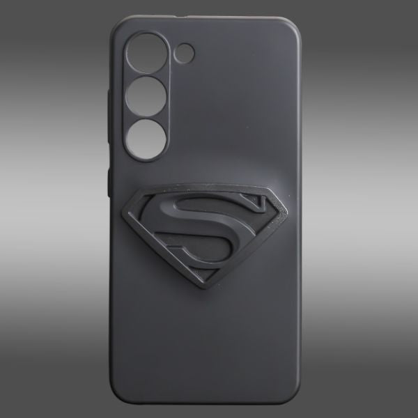 Superhero-S Engraved Silicone Case for Samsung S23 5G - The Hatke