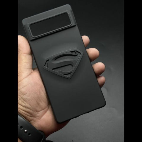 Superhero 4 Engraved silicon Case for Google Pixel 6