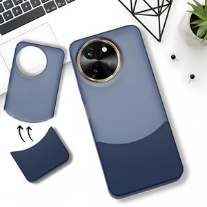 Dark Blue Detach Matte Case For Vivo T3X