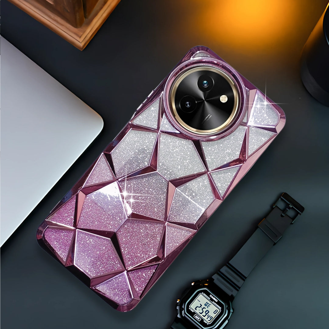Dazzle Pink Silicone case for Vivo T3X
