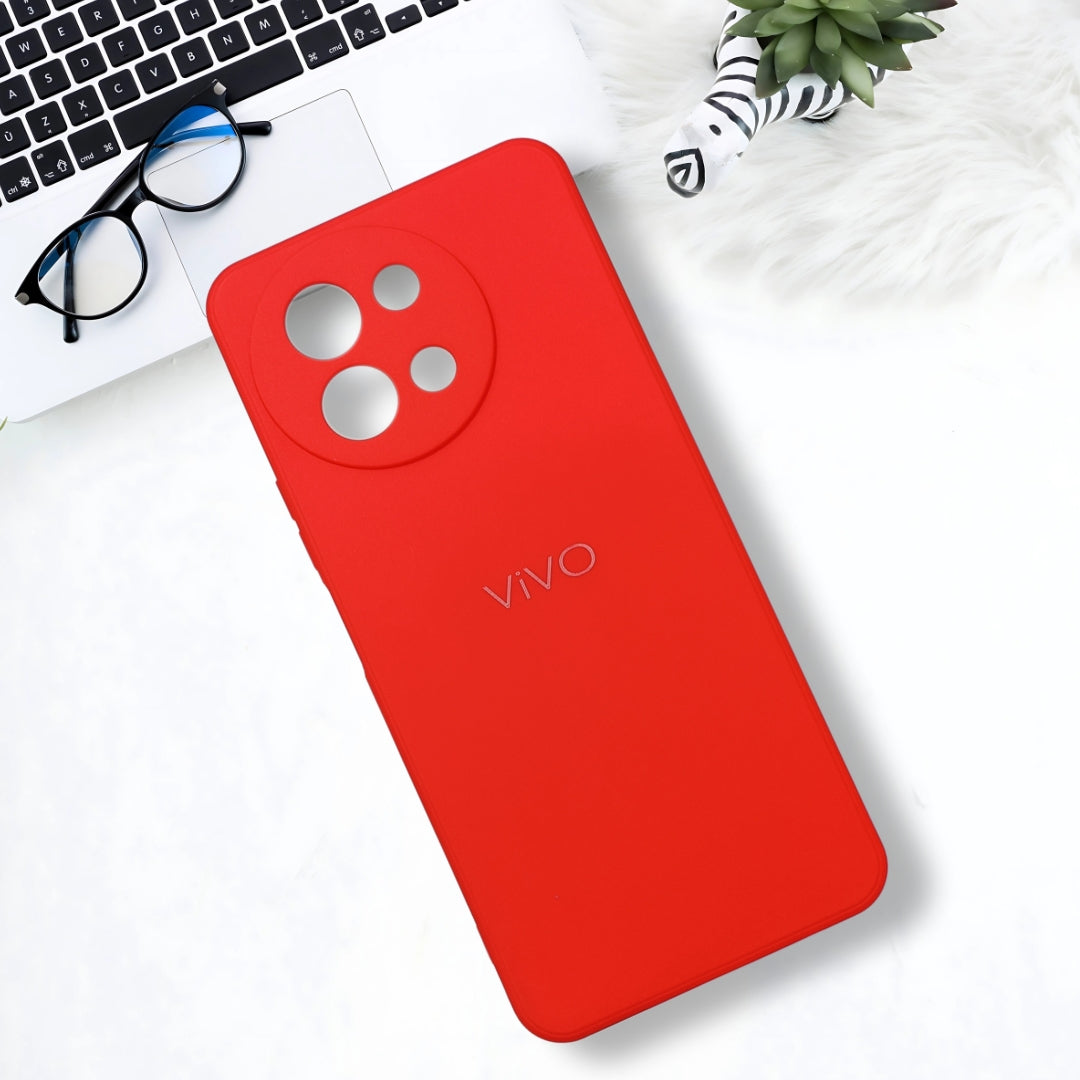 Red Candy silicone Case for Vivo T3X