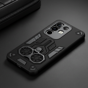 Black Cycle Armor Silicone Case for Vivo T4x