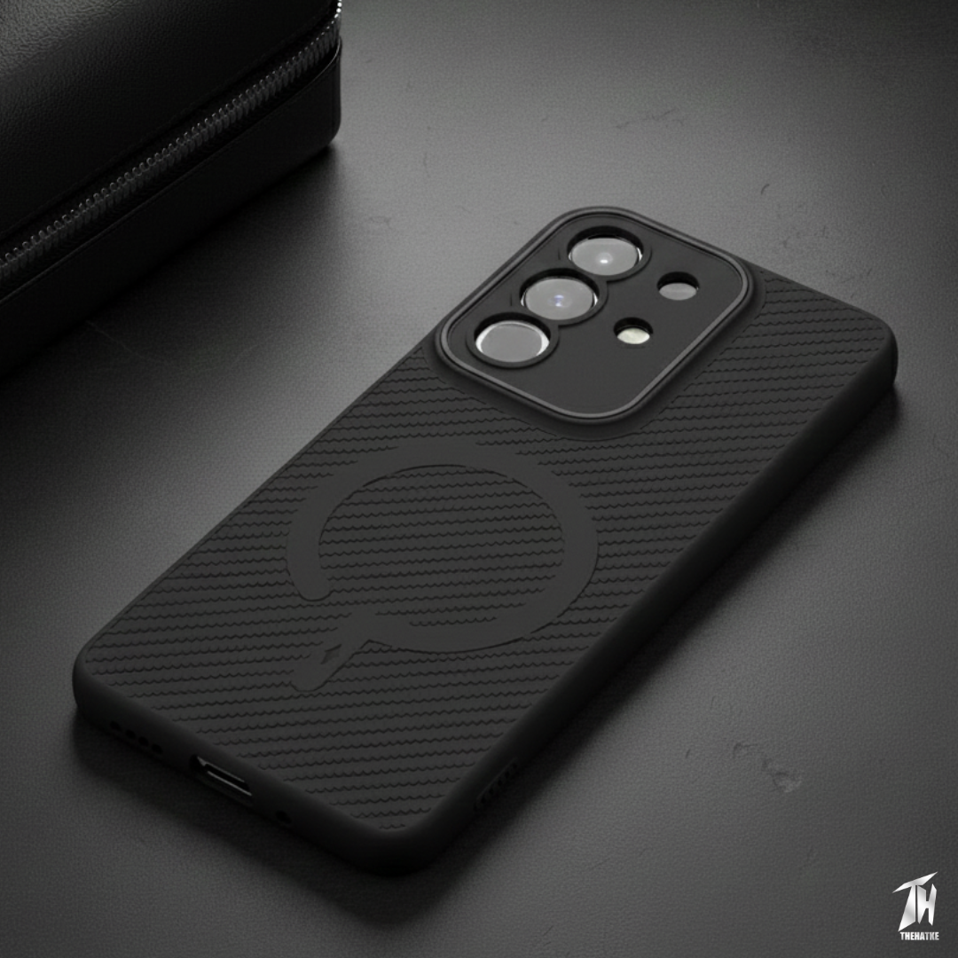 Gripon Black (Grey RING)Silicone Case for Vivo T4X