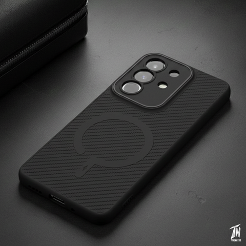 Gripon Black (Grey RING)Silicone Case for Vivo T4X