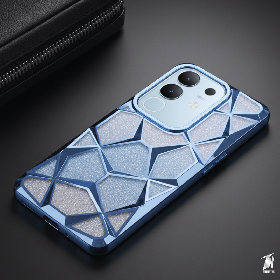 Dazzle Blue Silicone case for Vivo T4X