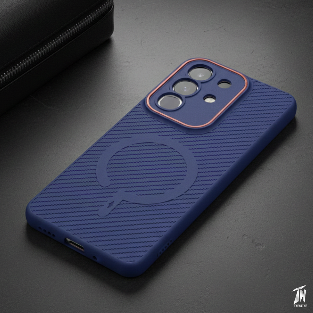 Gripon Dark Blue Silicone Case for Vivo T4X