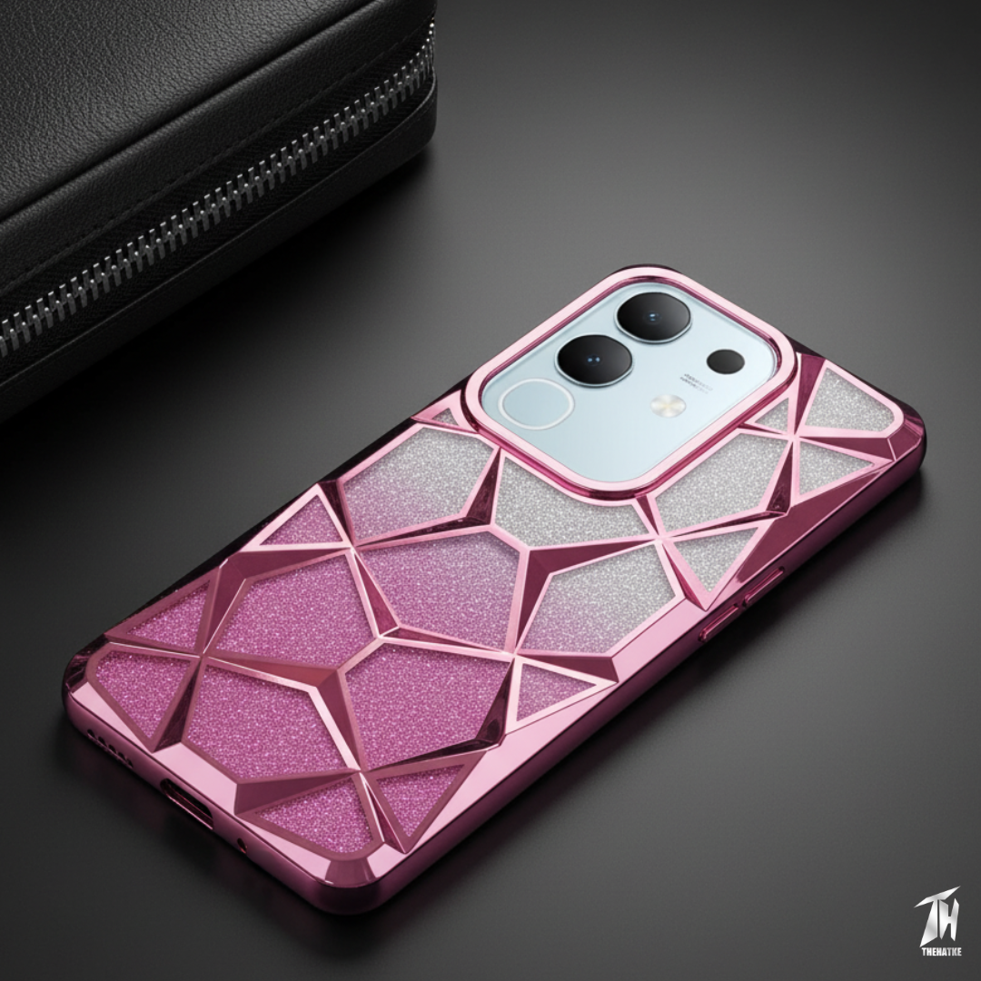 Dazzle Pink Silicone case for Vivo T4X