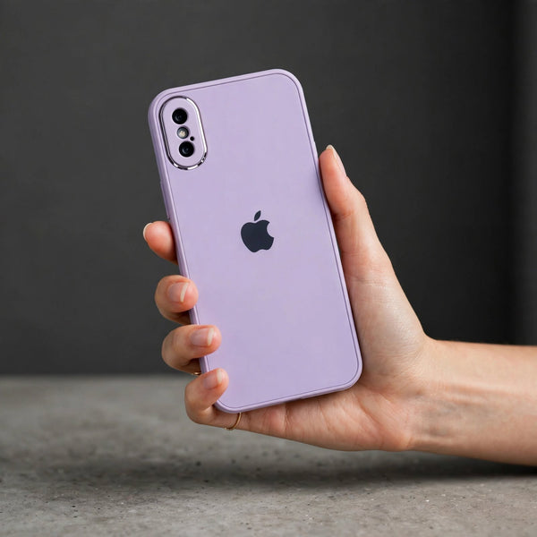 Lavender Camera Safe mirror case for Apple Iphone X/Xs