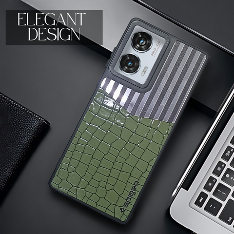 TexturGuard Green Silicone Case for Motorola Edge 50 Fusion