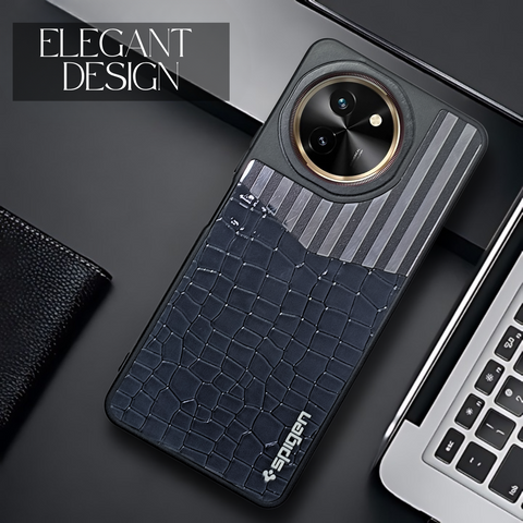 TexturGuard Dark Blue Silicone Case for Vivo T3X