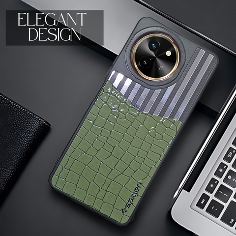 TexturGuard Green Silicone Case for Vivo T3X