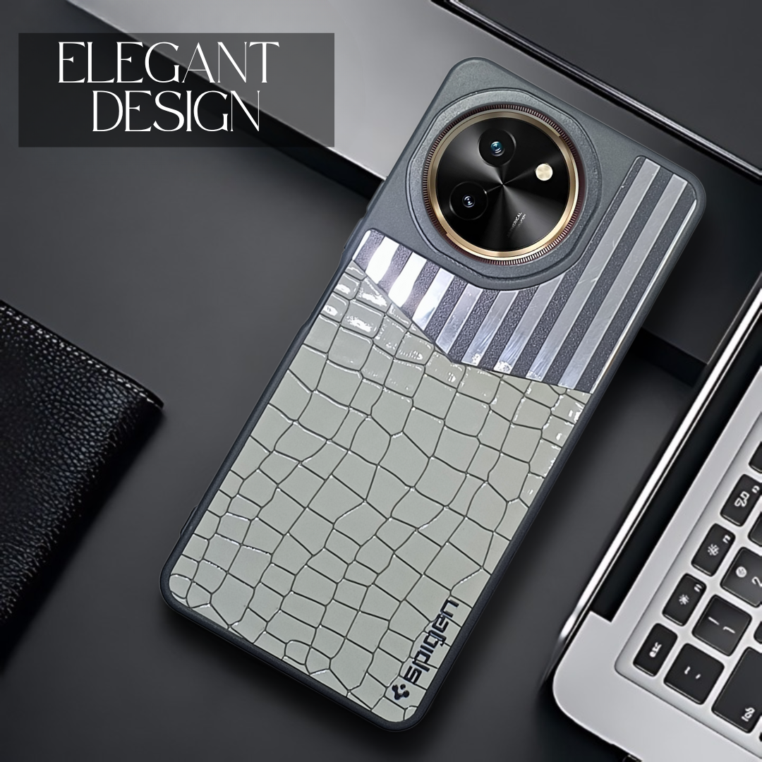 TexturGuard Grey Silicone Case for Vivo T3X