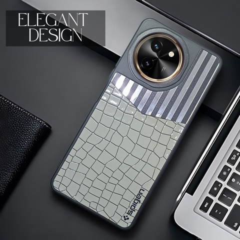 TexturGuard Grey Silicone Case for Vivo T3X