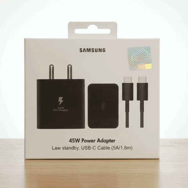 TheHatke 45W - Type C Power Charger Adapter With Cable for Samsung - The Hatke