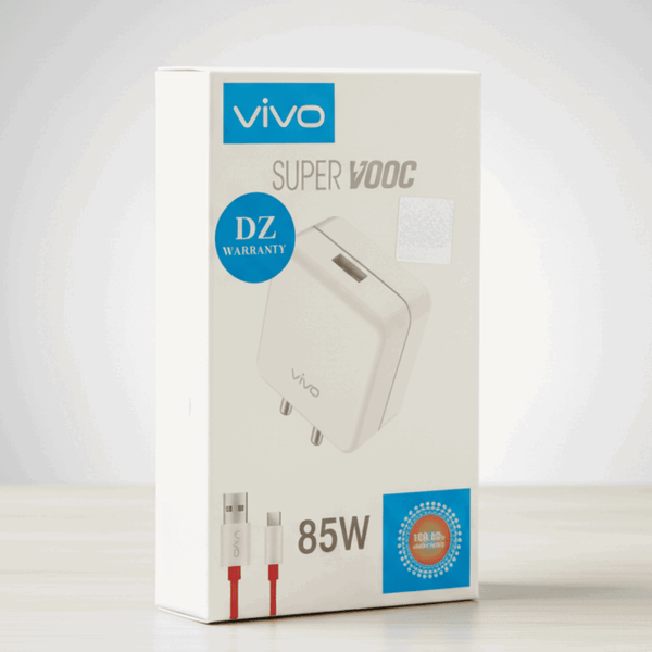 TheHatke Super VOOC 85W - USB Type C Power Charger Adapter with cable for Vivo - The Hatke
