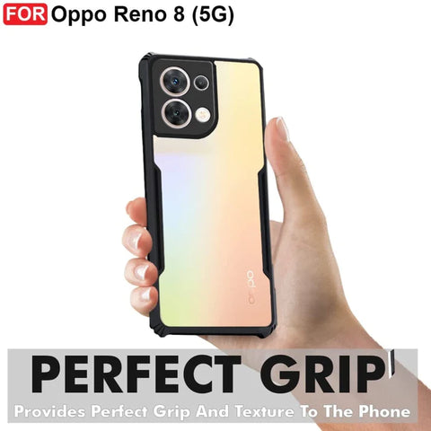 Hybrid Shockproof transparent Silicone Case for Oppo Reno 8