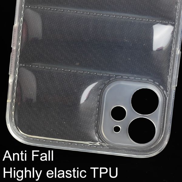 Transparent Puffon silicone case for Apple iPhone 12 - The Hatke