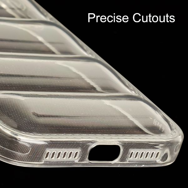 Transparent Puffon silicone case for Apple iPhone 12 - The Hatke