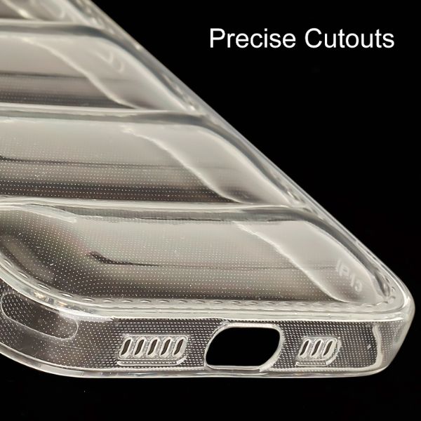 Transparent Puffon silicone case for Apple iPhone 14 Plus - The Hatke