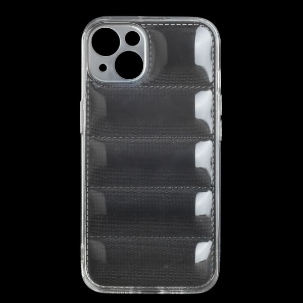 Transparent Puffon silicone case for Apple iPhone 14 Plus - The Hatke