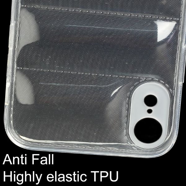 Transparent Puffon silicone case for Apple iPhone Xr - The Hatke