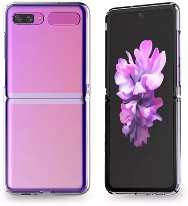 Transparent TPU Silicone case for Samsung Galaxy Z FLIP 2 - The Hatke