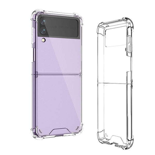 Transparent TPU Silicone case for Samsung Galaxy Z FLIP 4 - The Hatke