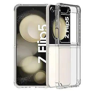 Transparent TPU Silicone case for Samsung Galaxy Z FLIP 5 - The Hatke