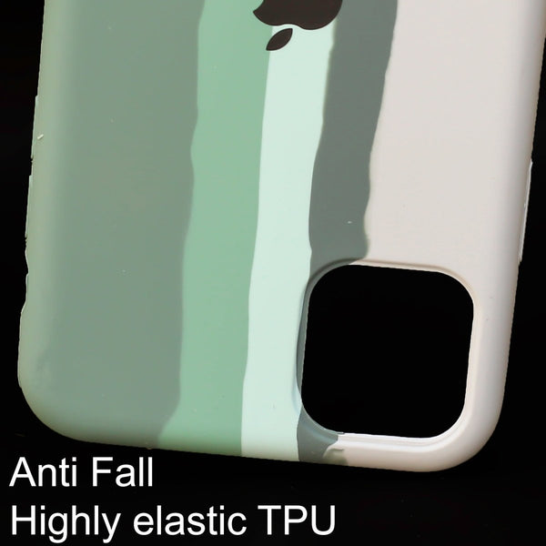 Treemoda Rainbow Silicone Case for Apple Iphone 11 Pro Max - The Hatke