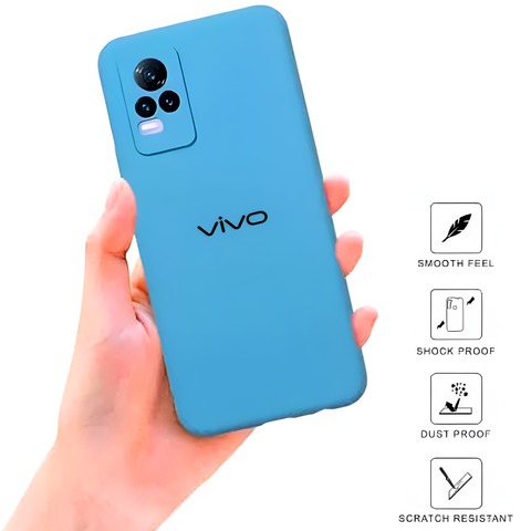 Sky Blue Camera Original Silicone case for Vivo V20