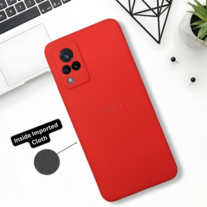 Red Candy silicone Case for Vivo V21