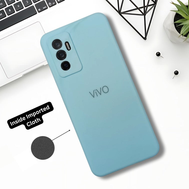 Light Blue Candy silicone Case for Vivo V23e