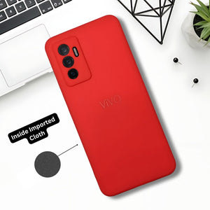 Red Candy silicone Case for Vivo V23e