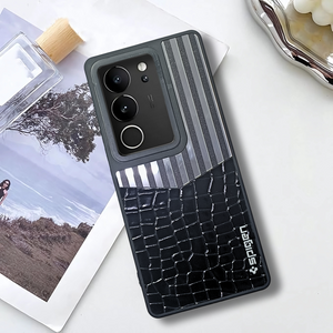 TexturGuard Black Silicone Case for Vivo V29