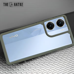 Pureview Grey Hybrid Shockproof Silicone Case for Vivo V29E