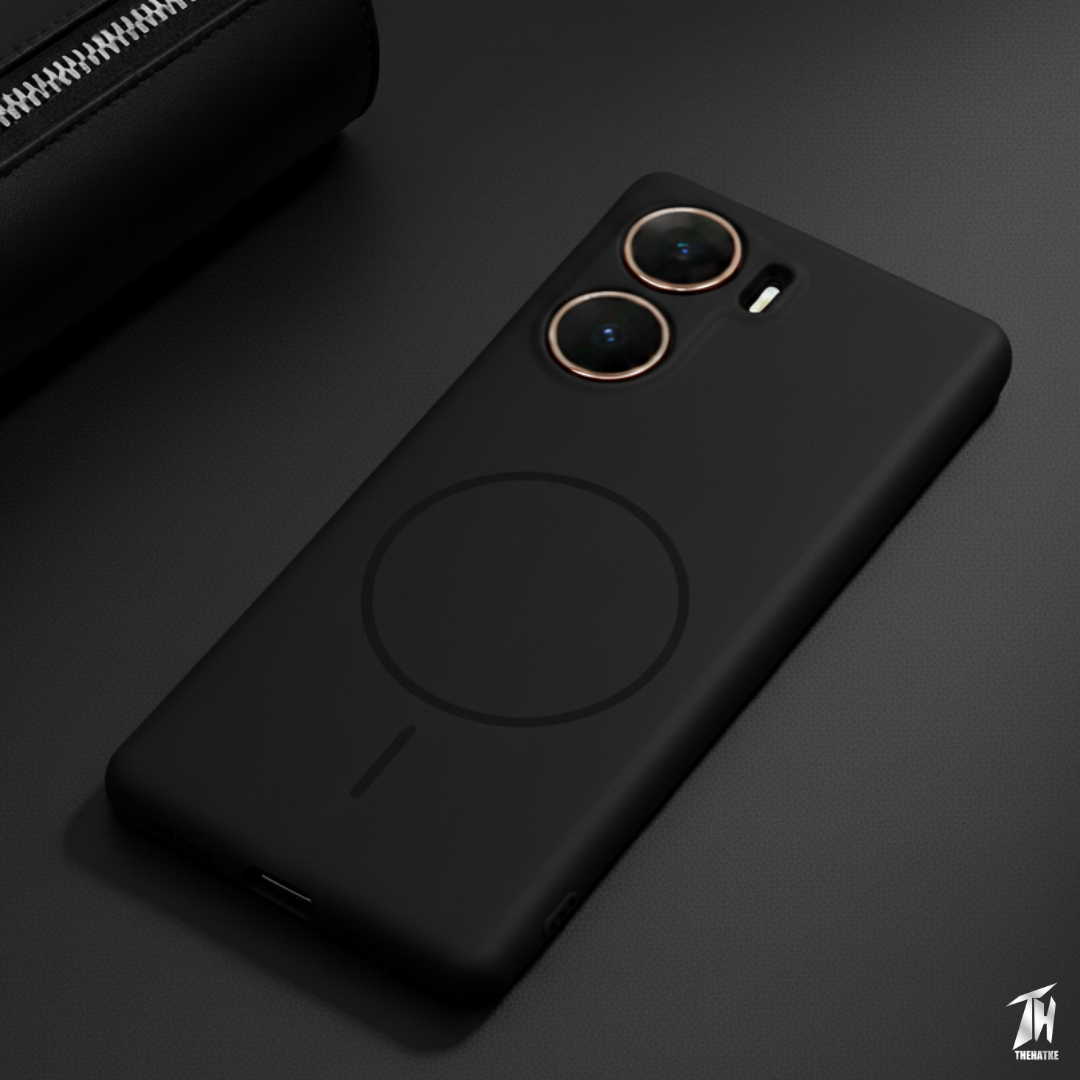 CAVEN Black Silicone case for Vivo V29e