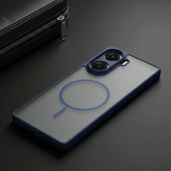 KYRON Dark Blue Matte  Case for Vivo V29e