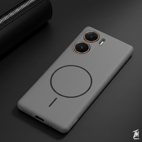 CAVEN Grey Silicone case for Vivo V29e