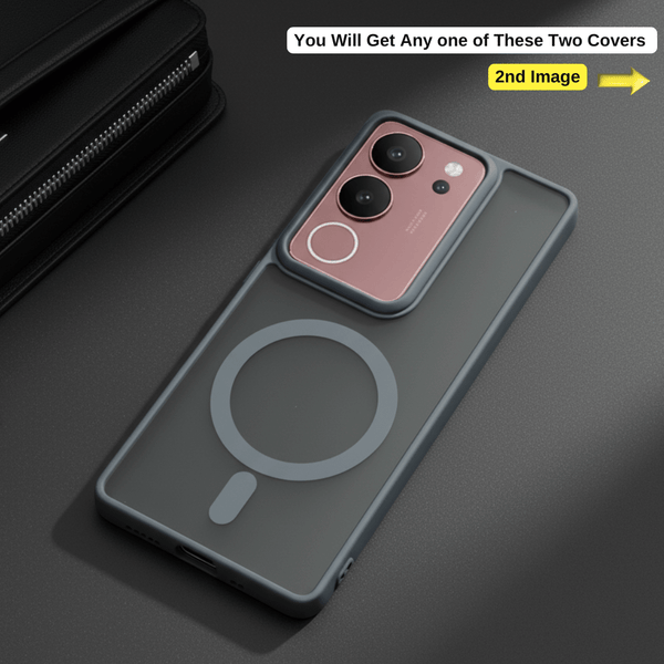 KYRON Grey Matte  Case for Vivo V29 Pro