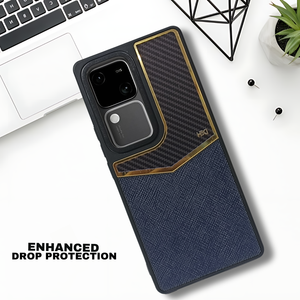 GoldAura Blue Case for Vivo V30