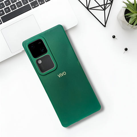 Dark Green Candy silicone Case for Vivo V30