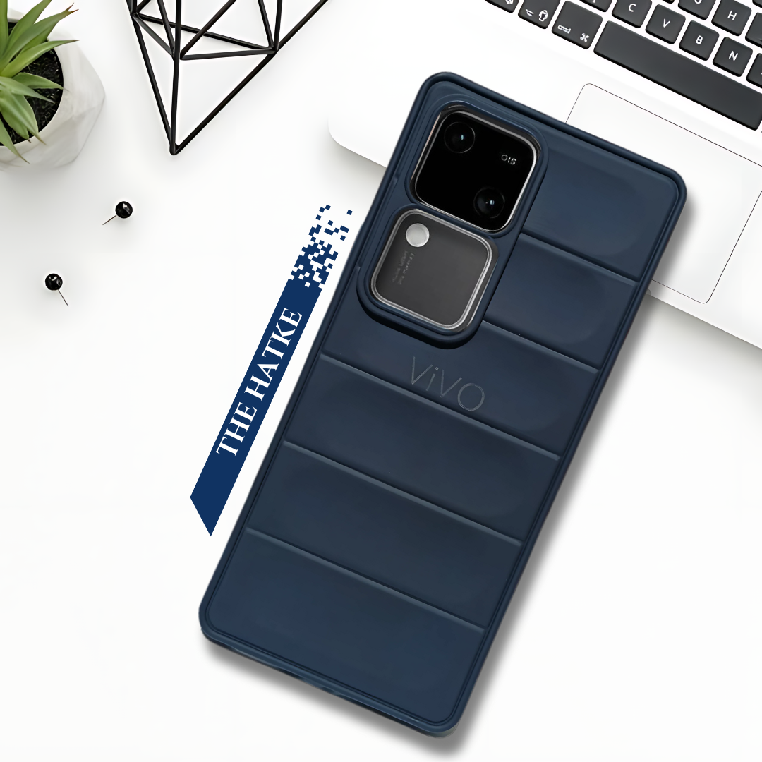 Dark Blue Wave Case for Vivo V30 5g