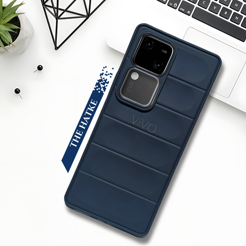 Dark Blue Wave Case for Vivo V30 5g