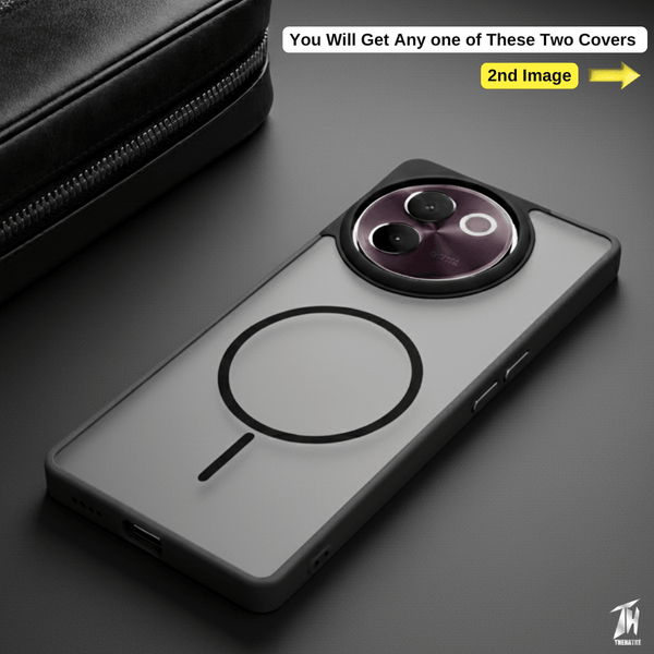 KYRON Black Matte Case for Vivo V30e