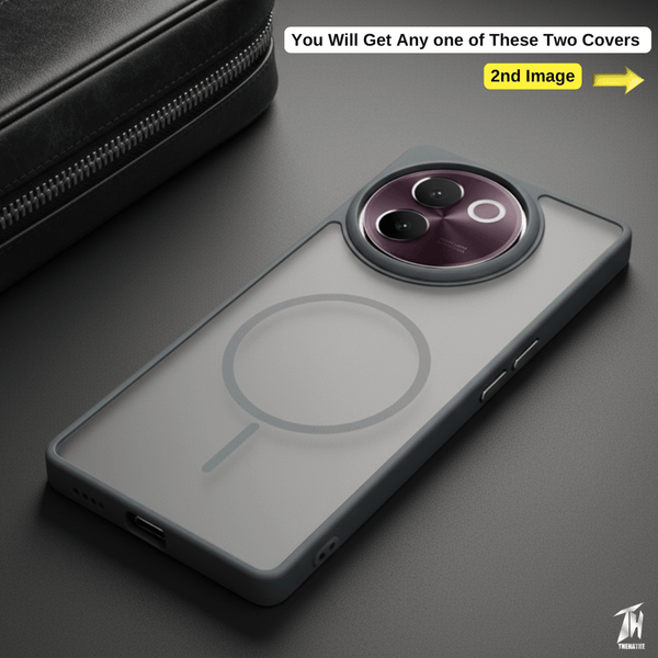 KYRON Grey Matte Case for Vivo V30e