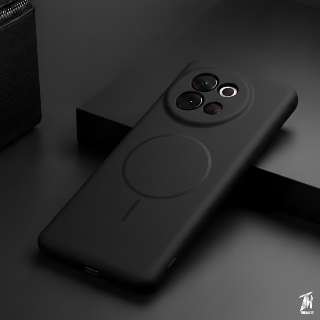 CAVEN Black Silicone case for Vivo V30e